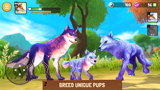 Animal Kingdoms: Simulación de lobos MMO
